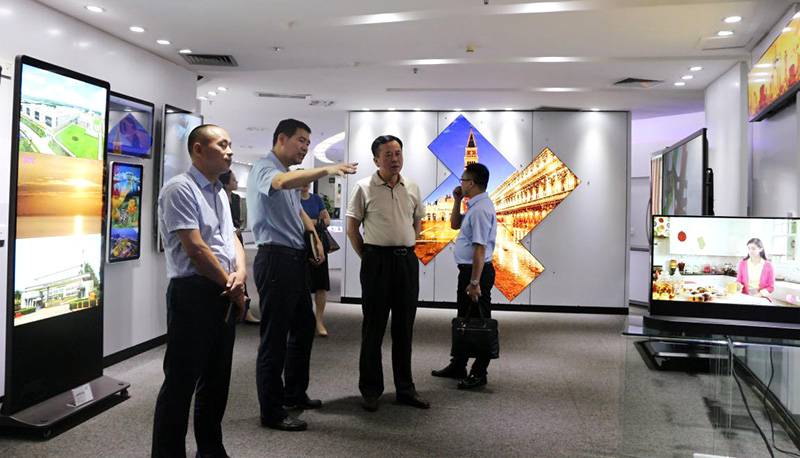 九江开发区管委会叶心林主任一行参观6686体育公司产品展台