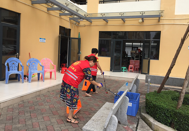 “志愿服务在行动 文明花香满6686体育” —记惠州6686体育“讲文明 爱卫生”志愿服务活动